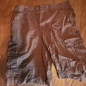 Urban Pipeline Brown Cargo Shorts Casual Cotton